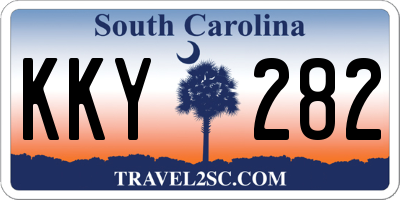 SC license plate KKY282