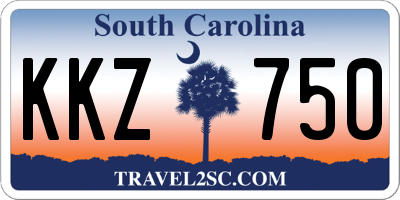 SC license plate KKZ750