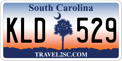 SC license plate KLD529