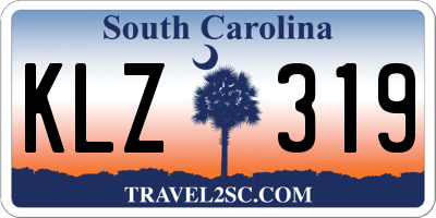 SC license plate KLZ319