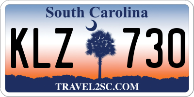 SC license plate KLZ730
