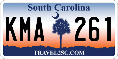 SC license plate KMA261
