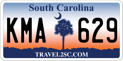 SC license plate KMA629