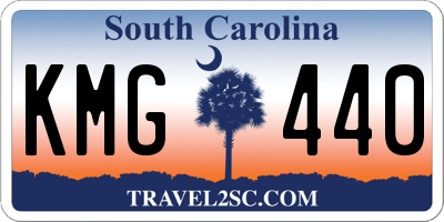 SC license plate KMG440