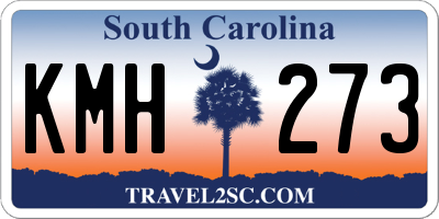SC license plate KMH273