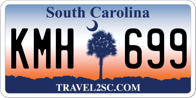 SC license plate KMH699