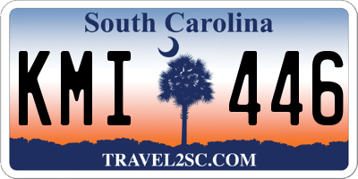 SC license plate KMI446