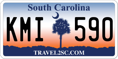 SC license plate KMI590