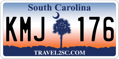SC license plate KMJ176