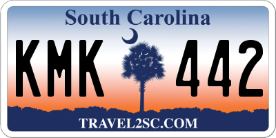 SC license plate KMK442
