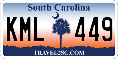 SC license plate KML449