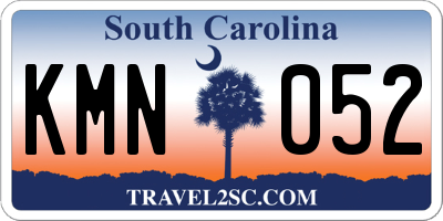 SC license plate KMN052