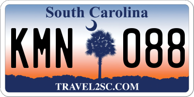 SC license plate KMN088