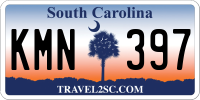 SC license plate KMN397