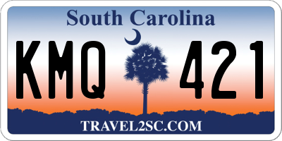 SC license plate KMQ421