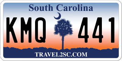 SC license plate KMQ441