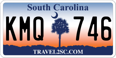 SC license plate KMQ746