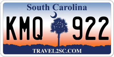 SC license plate KMQ922