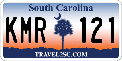 SC license plate KMR121