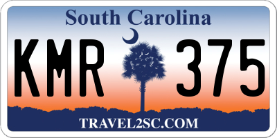 SC license plate KMR375