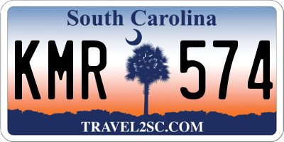 SC license plate KMR574