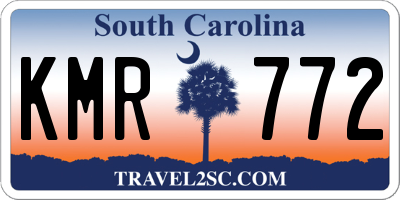 SC license plate KMR772