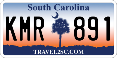 SC license plate KMR891