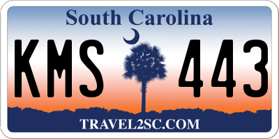 SC license plate KMS443