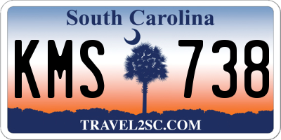 SC license plate KMS738