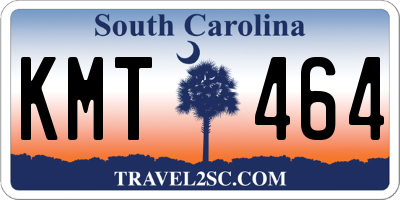 SC license plate KMT464