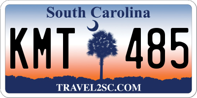 SC license plate KMT485