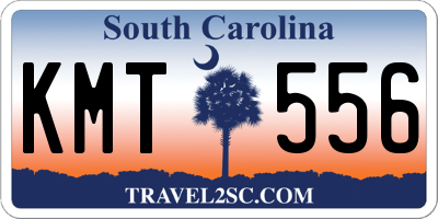 SC license plate KMT556