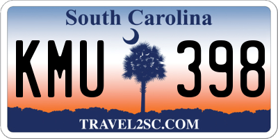 SC license plate KMU398