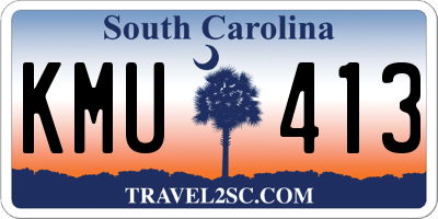 SC license plate KMU413