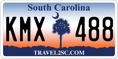 SC license plate KMX488