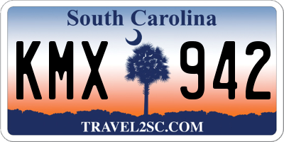 SC license plate KMX942