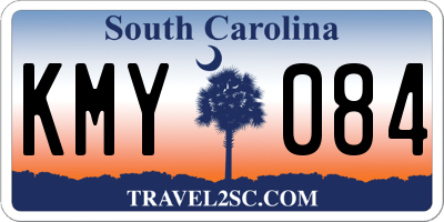 SC license plate KMY084