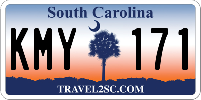 SC license plate KMY171