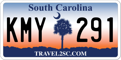 SC license plate KMY291