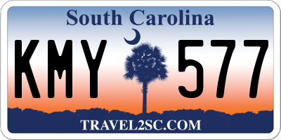 SC license plate KMY577