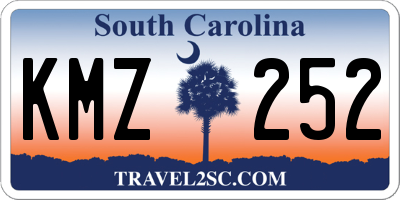 SC license plate KMZ252