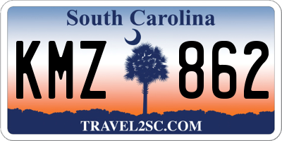 SC license plate KMZ862
