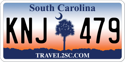SC license plate KNJ479