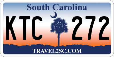 SC license plate KTC272