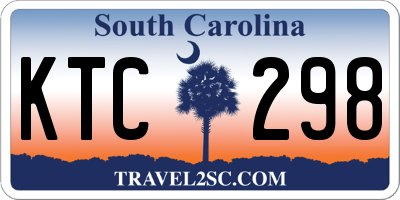 SC license plate KTC298