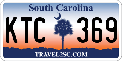 SC license plate KTC369