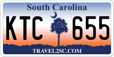 SC license plate KTC655