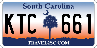 SC license plate KTC661
