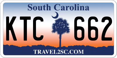 SC license plate KTC662