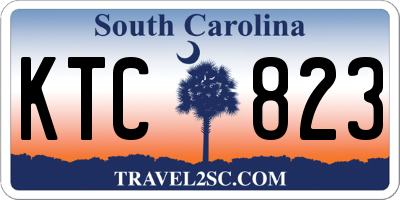 SC license plate KTC823